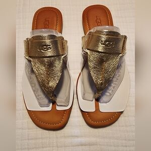 Ugg Gaila Gold Sandals